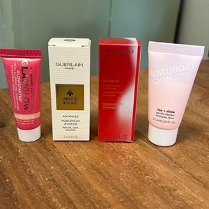 Glam Glow | Guerlain Paris | Shiseido | Saturday Skin Bundle